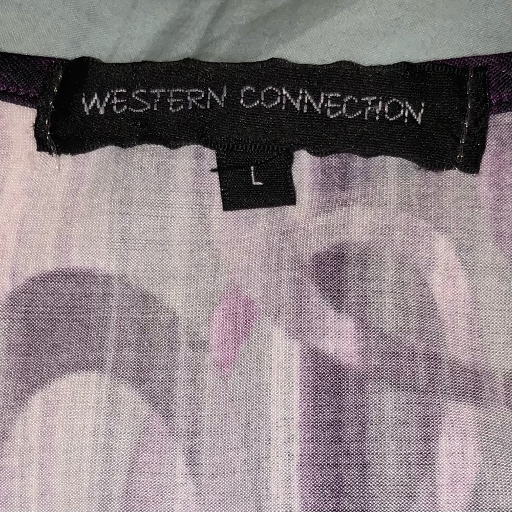 Western Connection 🟣 Abstract Circles 💚 Tank Top - Picture 3 of 3